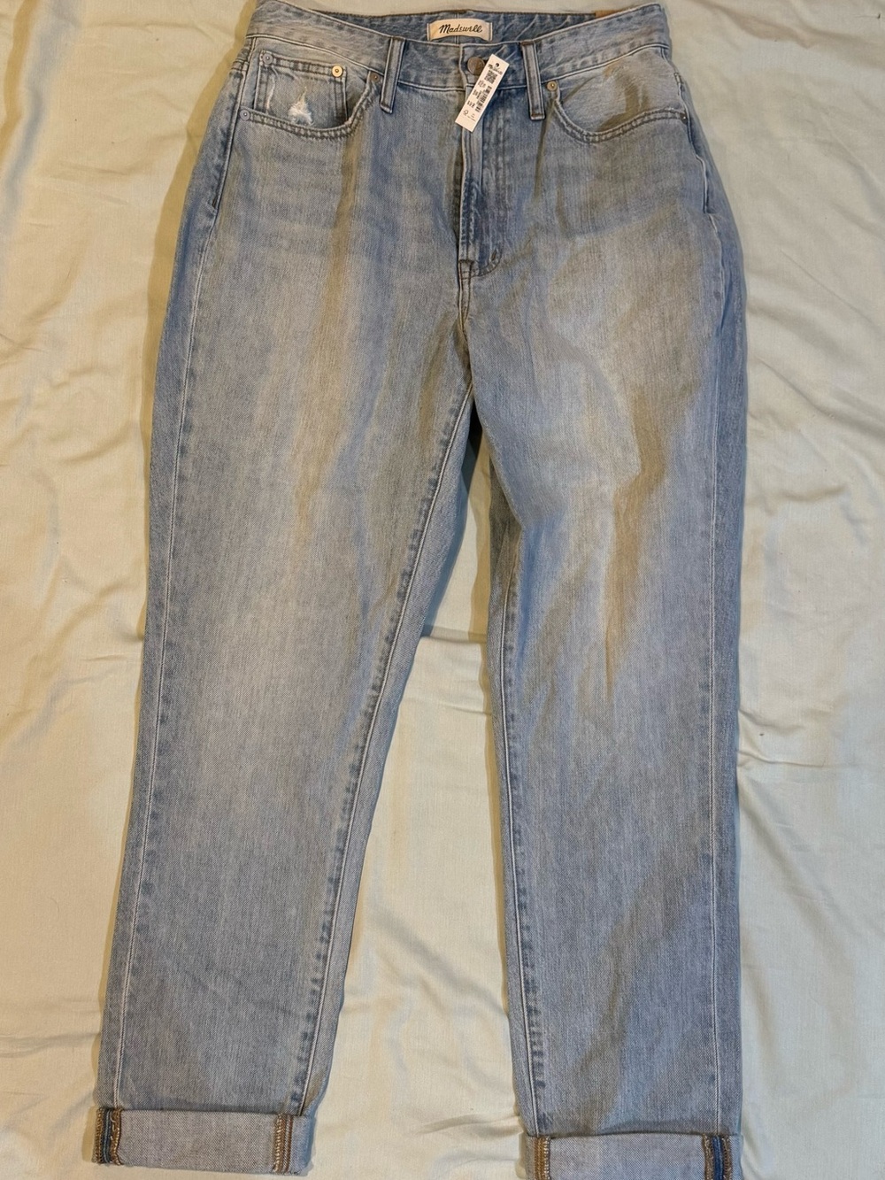 NWT Women’s Madewell Curvy Perfect Vintage Jean in Light Wash